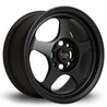 ROTA SLIPSTREAM 15x6.5 4X100 Satin BLACK SET OF 4